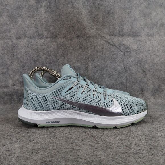 Nike Shoes Womens 6 Athletic Trainers Quest 2 Running Active Comfort Blue Grey - Picture 2 of 12